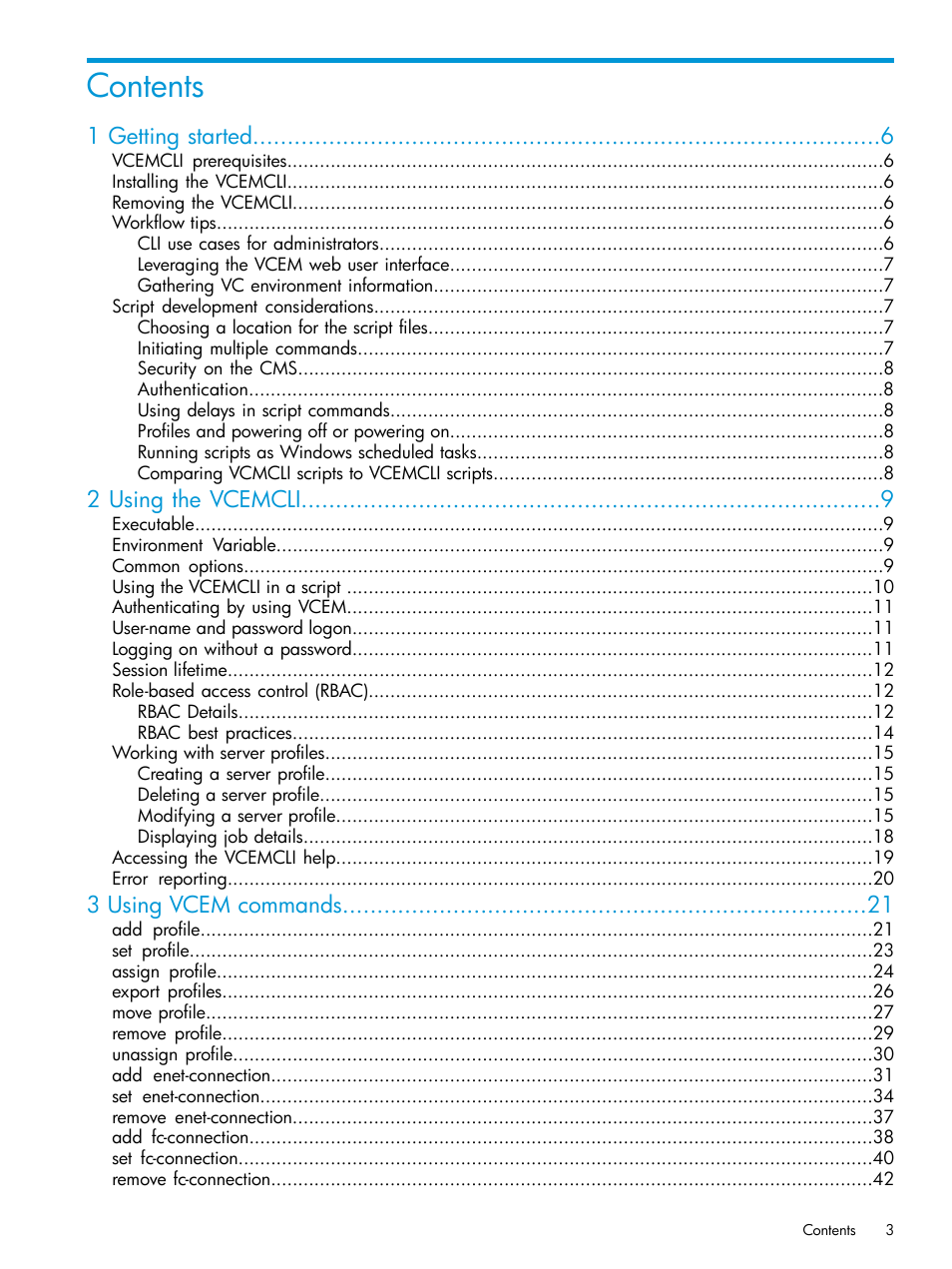 HP Virtual Connect Enterprise Manager Software User Manual | Page 3 / 113