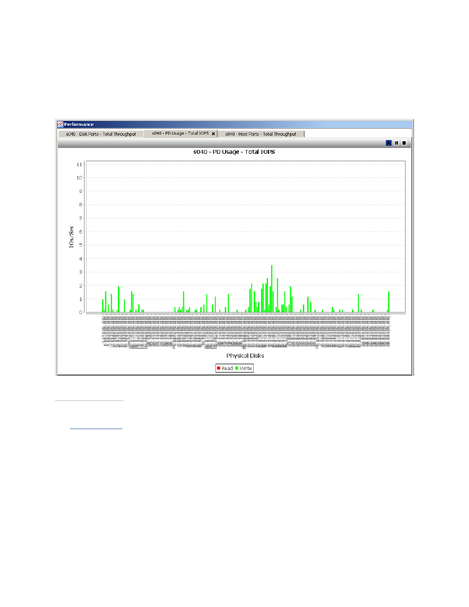 Viewing instantaneous statistics | HP 3PAR T-Class Storage Systems User Manual | Page 394 / 475