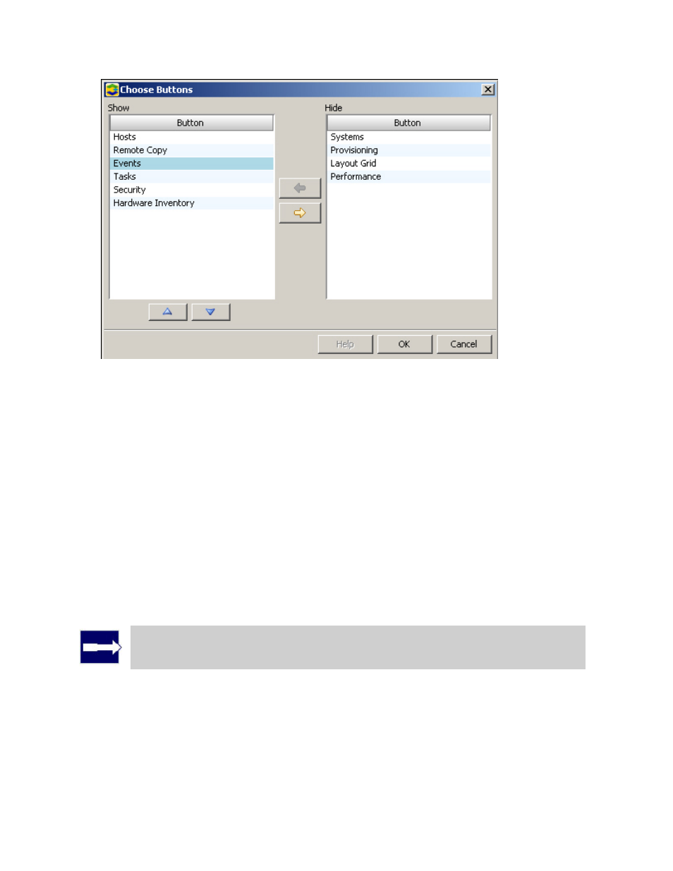 Adding and removing manager buttons | HP 3PAR T-Class Storage Systems User Manual | Page 52 / 475