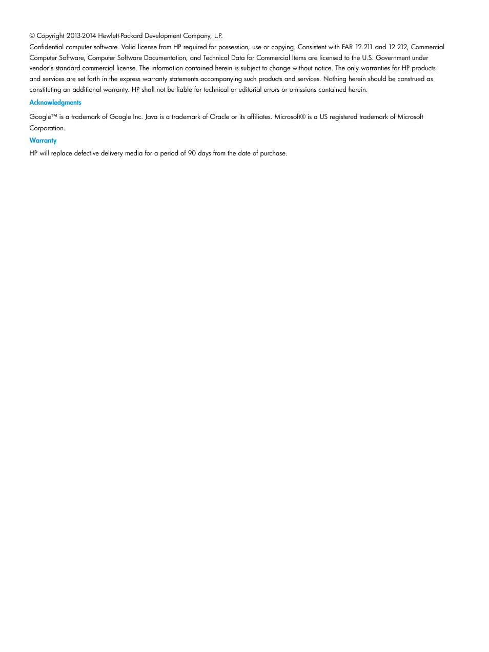 HP OneView User Manual | Page 2 / 317