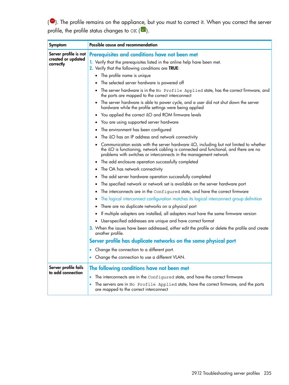 HP OneView User Manual | Page 235 / 317