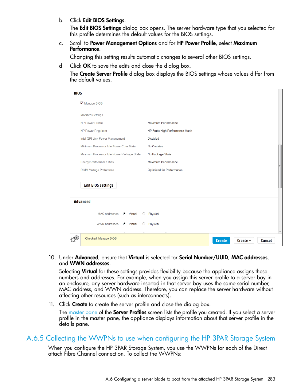 HP OneView User Manual | Page 283 / 317