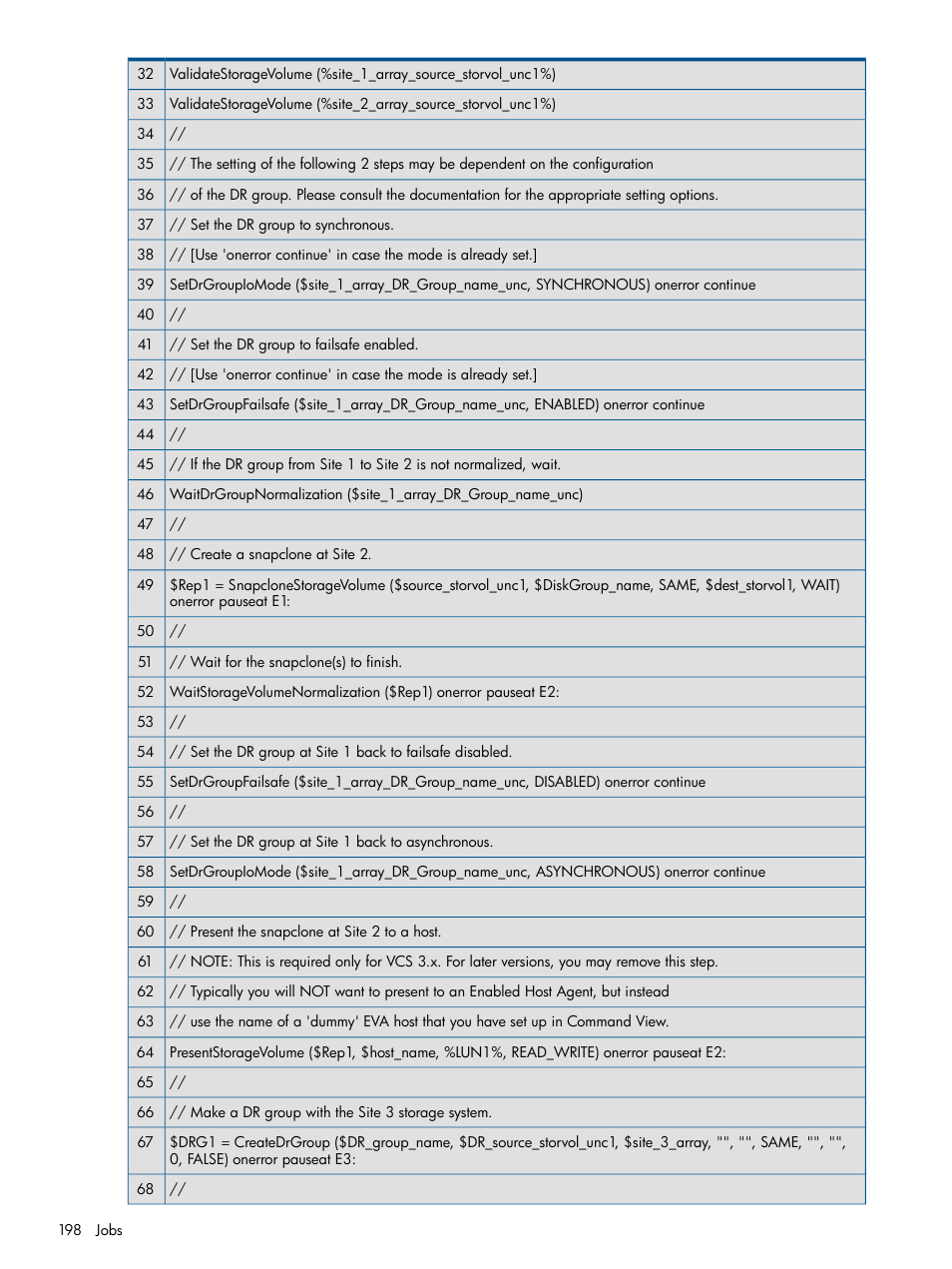 HP P6000 Continuous Access Software User Manual | Page 198 / 296