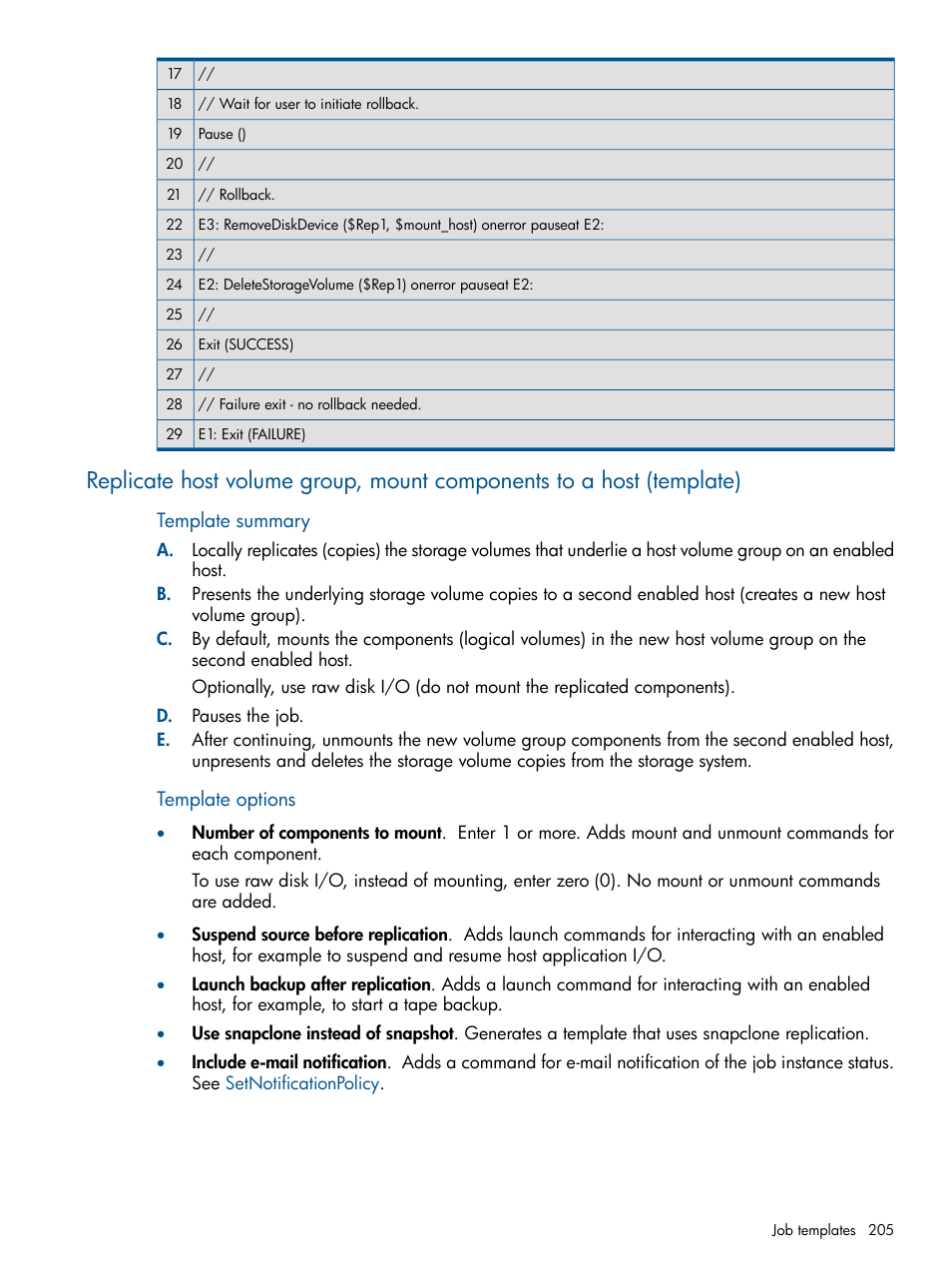 HP P6000 Continuous Access Software User Manual | Page 205 / 296