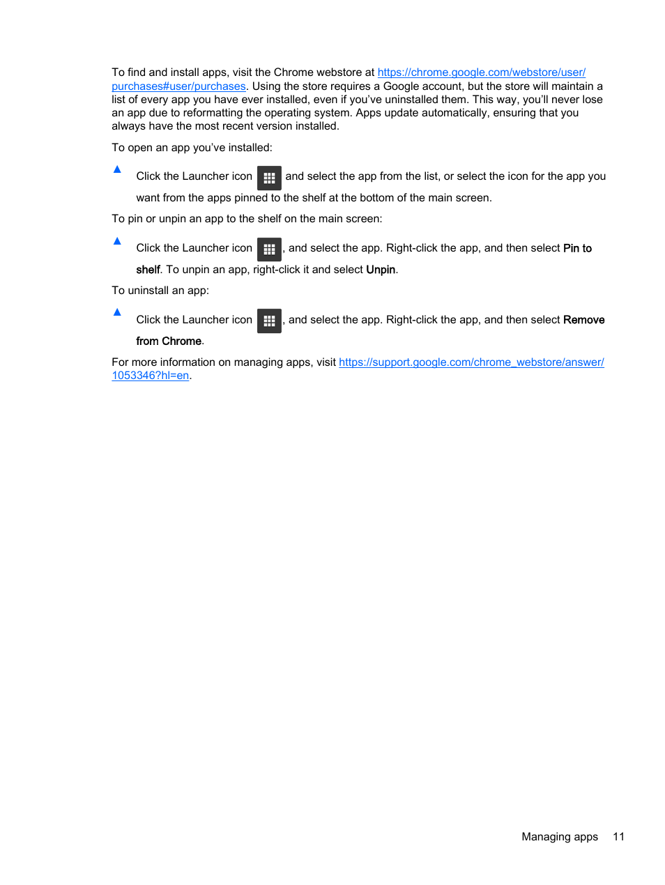 HP Chromebox User Manual | Page 17 / 22
