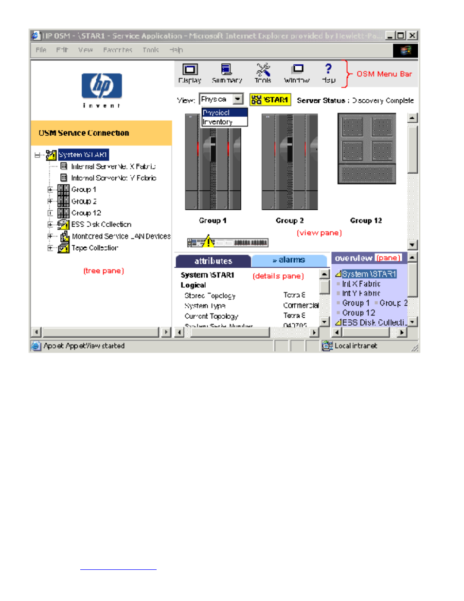 Internet explorer menu bar | HP NonStop G-Series User Manual | Page 34 / 281