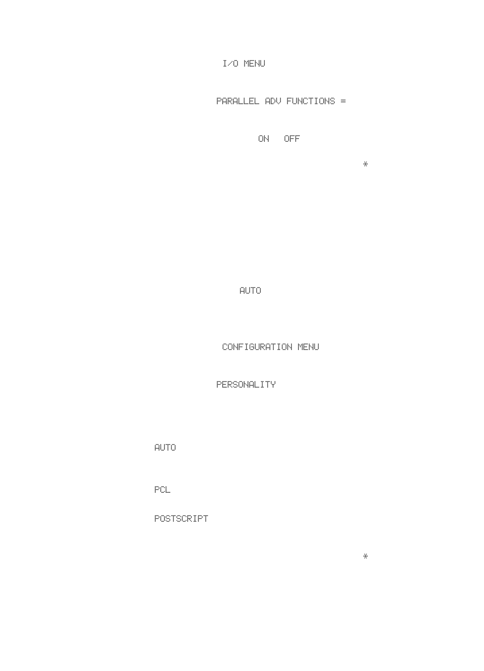 Selecting the default printer personality | HP Color LaserJet 8550 Multifunction Printer series User Manual | Page 48 / 242