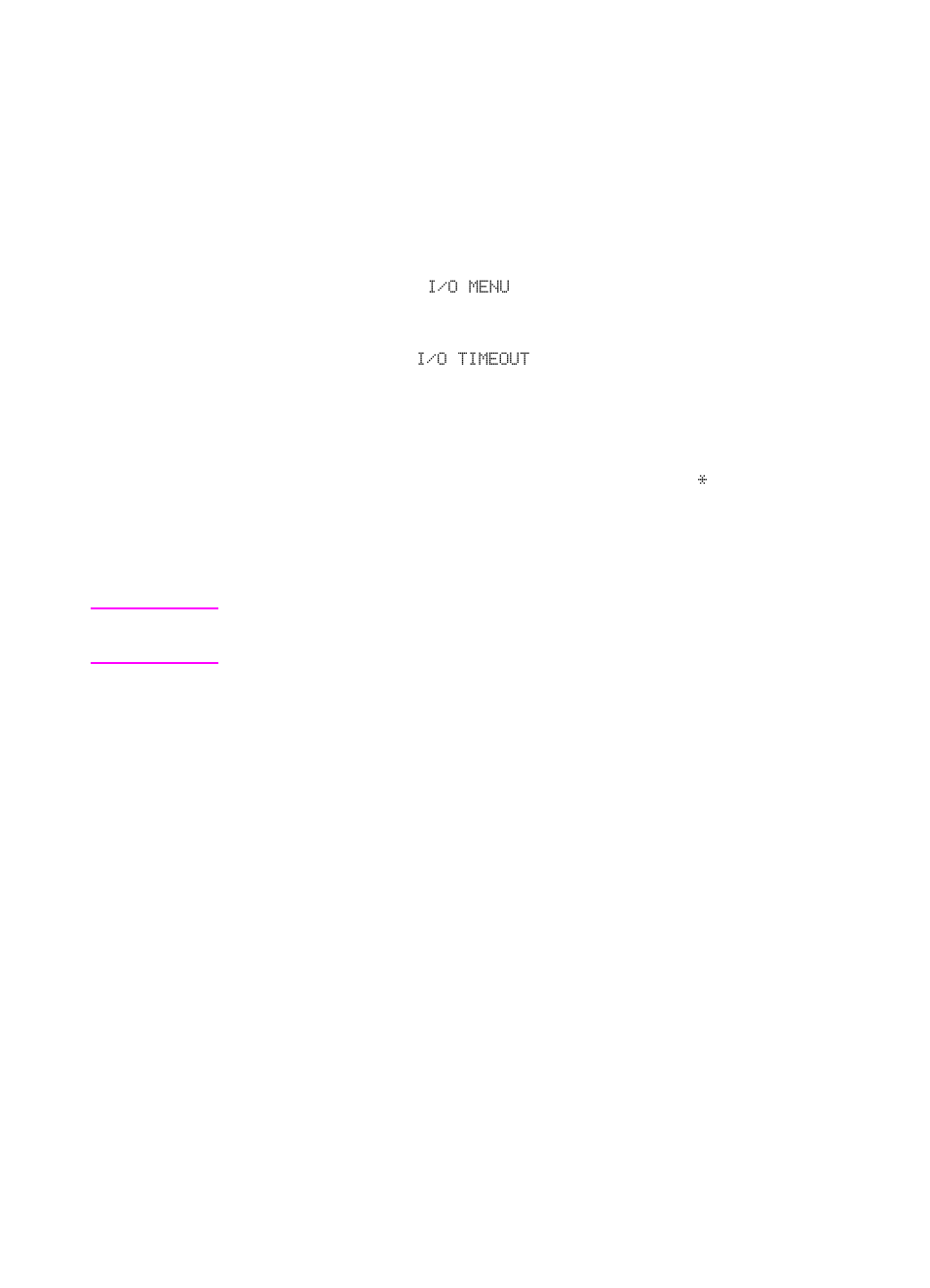 Setting the i/o timeout | HP Color LaserJet 8550 Multifunction Printer series User Manual | Page 49 / 242