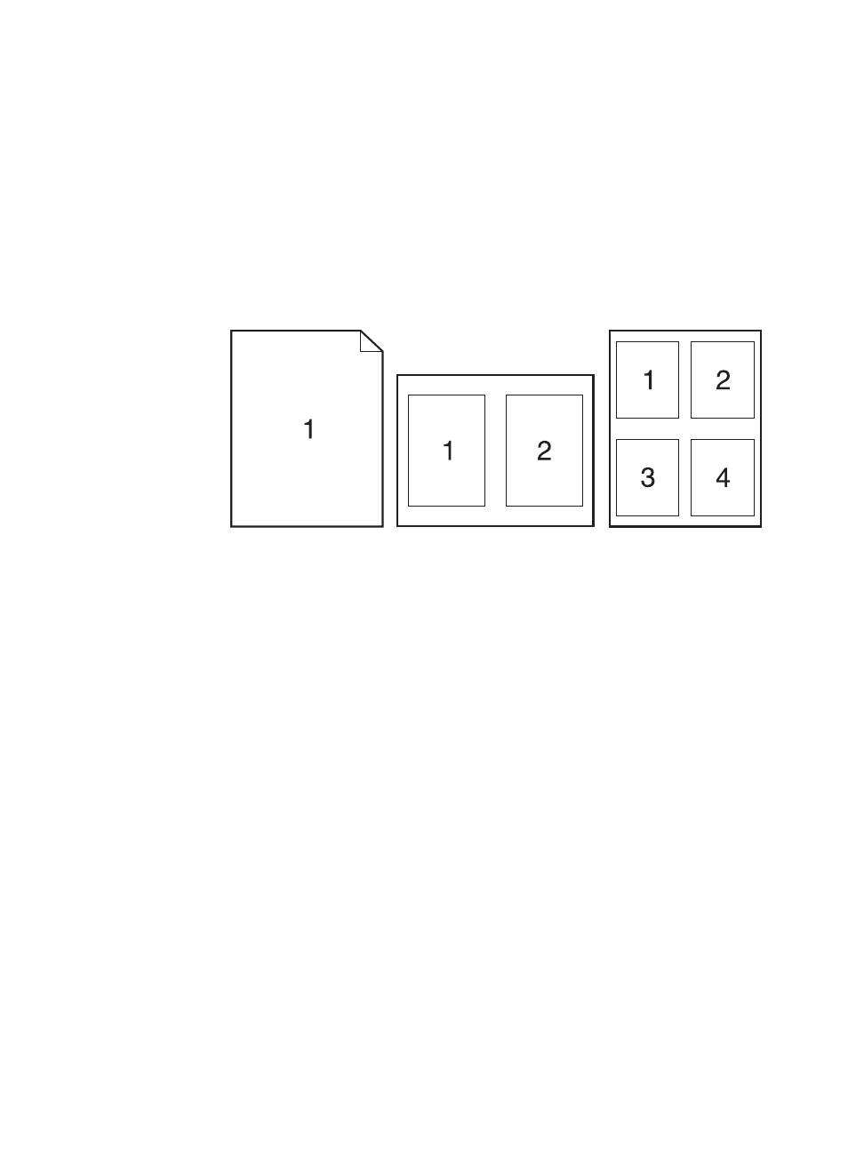 Printing multiple pages on one sheet of paper | HP Color LaserJet 8550 Multifunction Printer series User Manual | Page 93 / 242