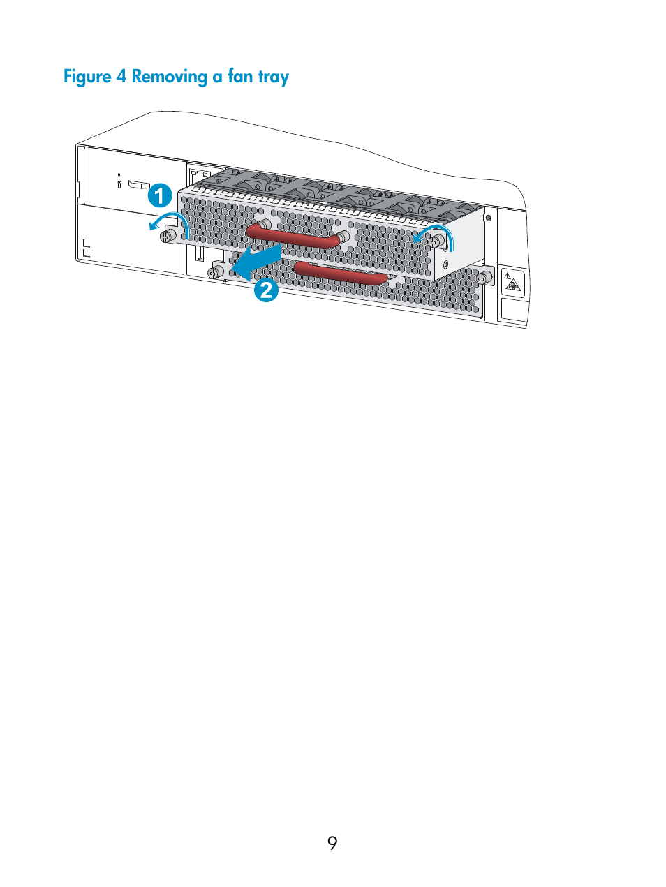 Figure 4 | HP Switch Fan Assemblies User Manual | Page 12 / 17