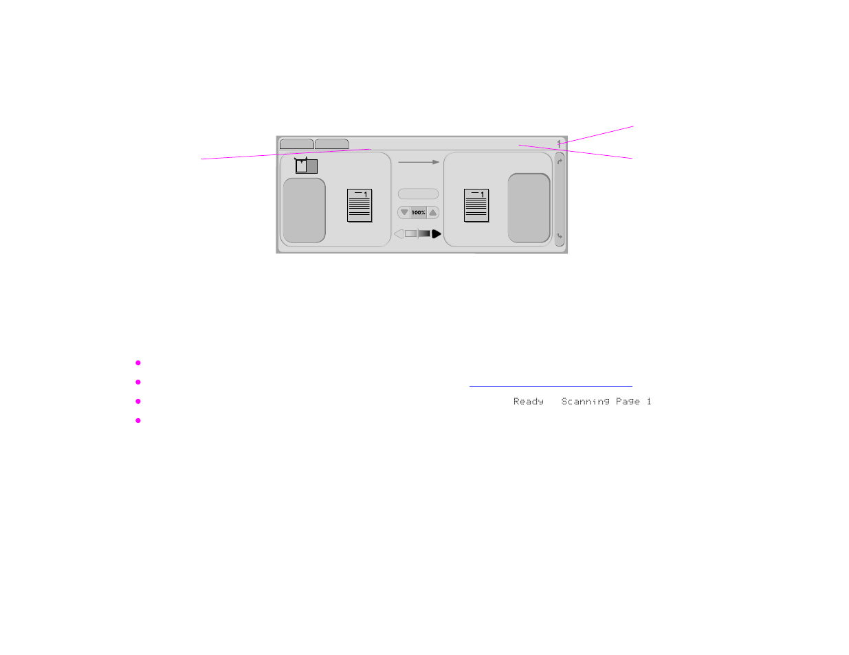 Control panel navigation, Status bar | HP LaserJet 9000 Printer series User Manual | Page 24 / 278