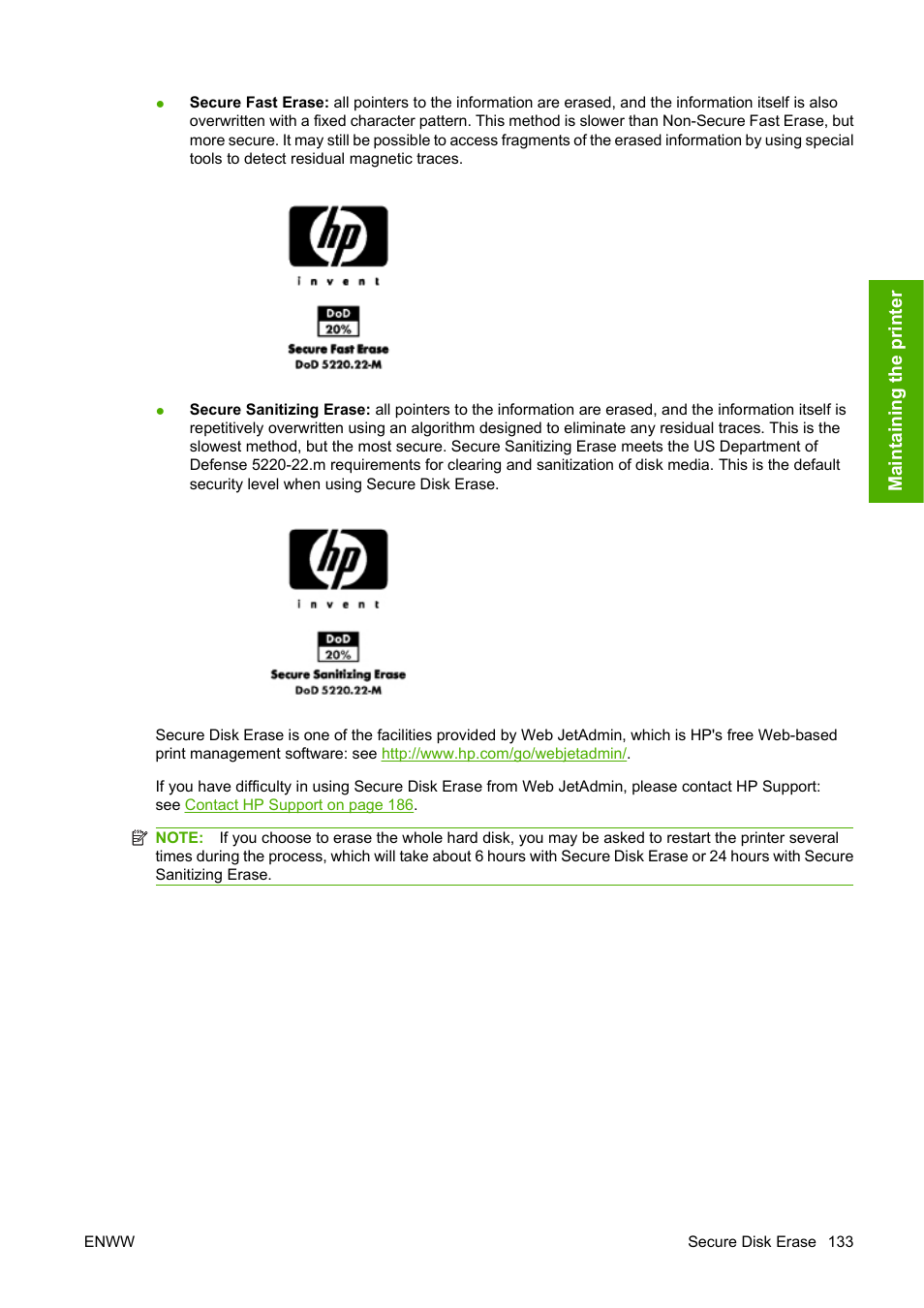 HP Designjet T1120 Printer series User Manual | Page 142 / 207