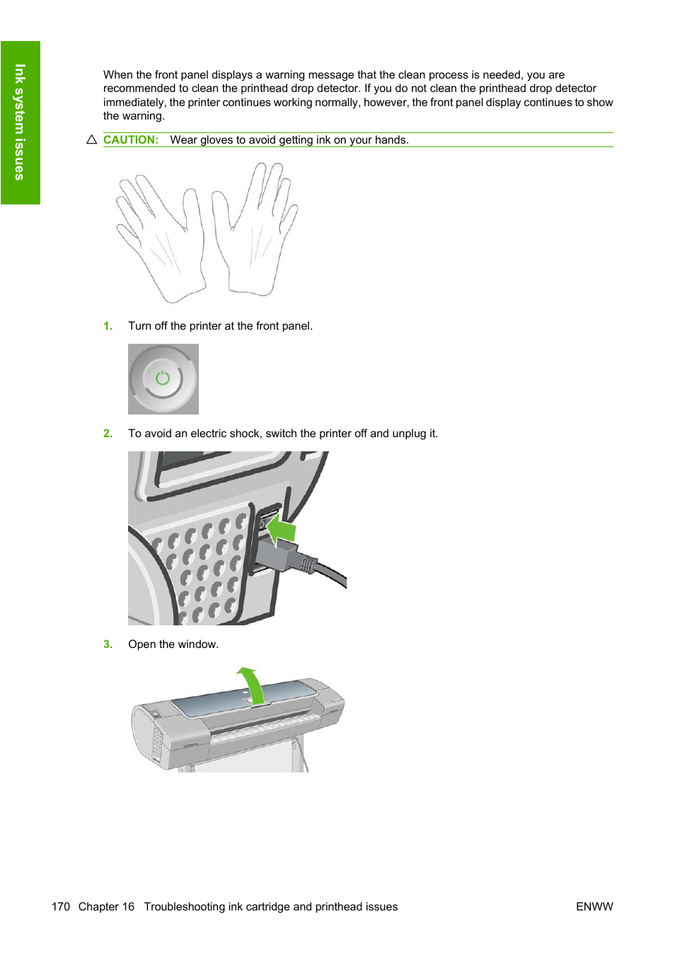 HP Designjet T1120 Printer series User Manual | Page 179 / 207