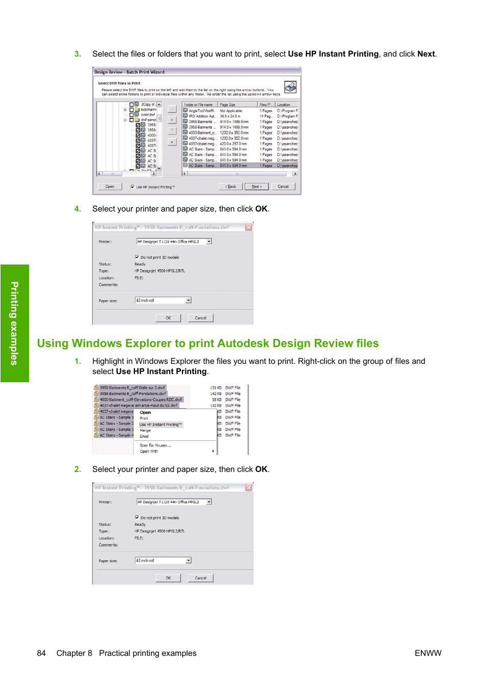 HP Designjet T1120 Printer series User Manual | Page 93 / 207