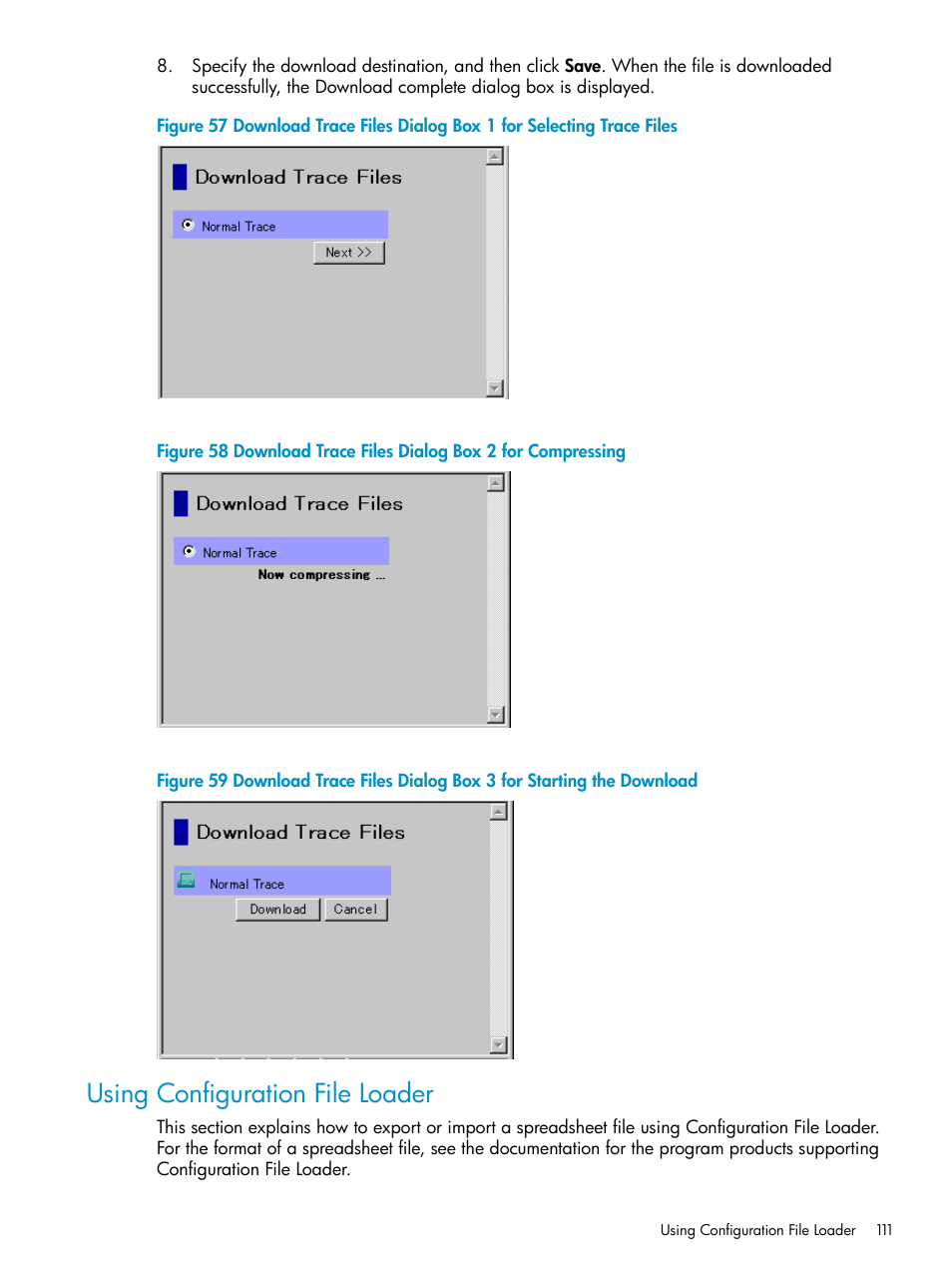 Using configuration file loader | HP XP20000XP24000 Disk Array User Manual | Page 111 / 151