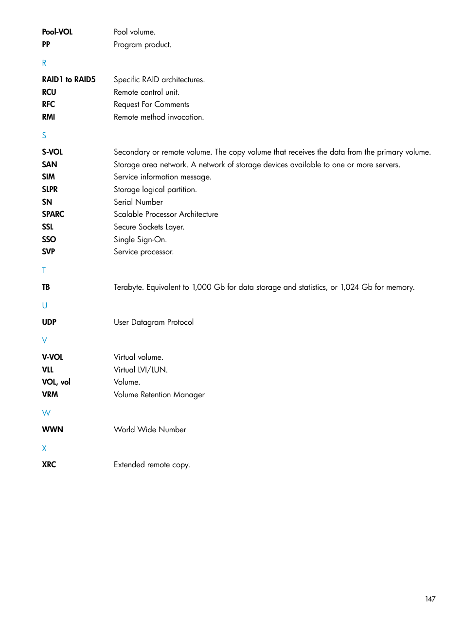 HP XP20000XP24000 Disk Array User Manual | Page 147 / 151