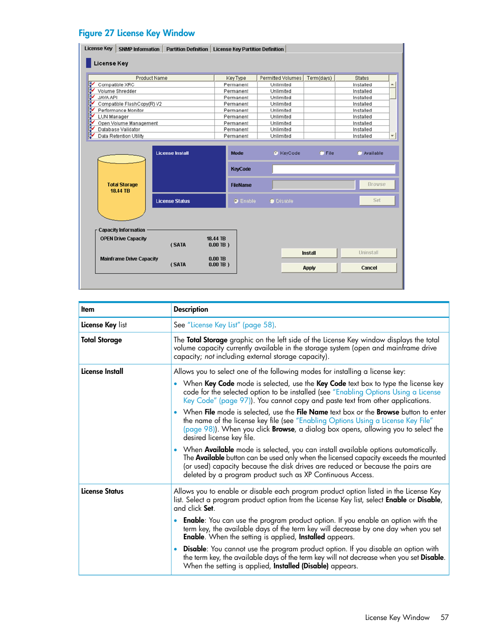 HP XP20000XP24000 Disk Array User Manual | Page 57 / 151