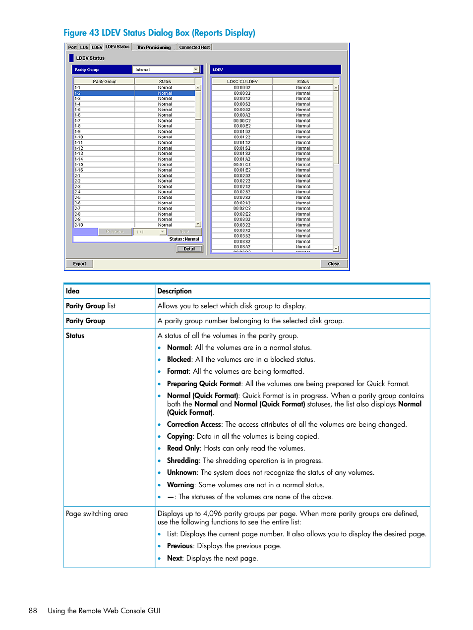 HP XP20000XP24000 Disk Array User Manual | Page 88 / 151