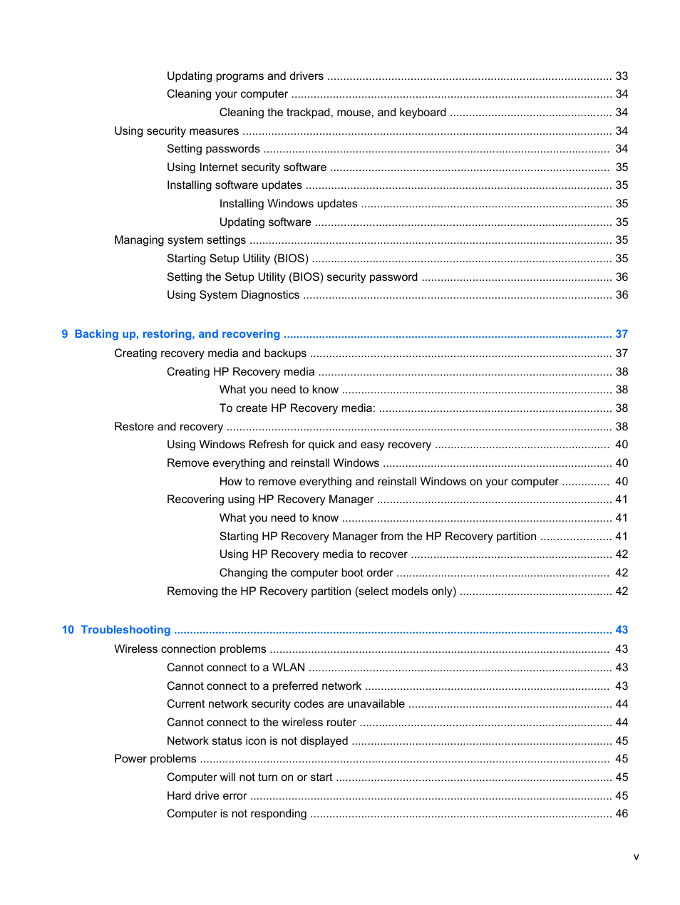 HP Spectre ONE 23-e010se All-in-One CTO Desktop PC User Manual | Page 5 / 60