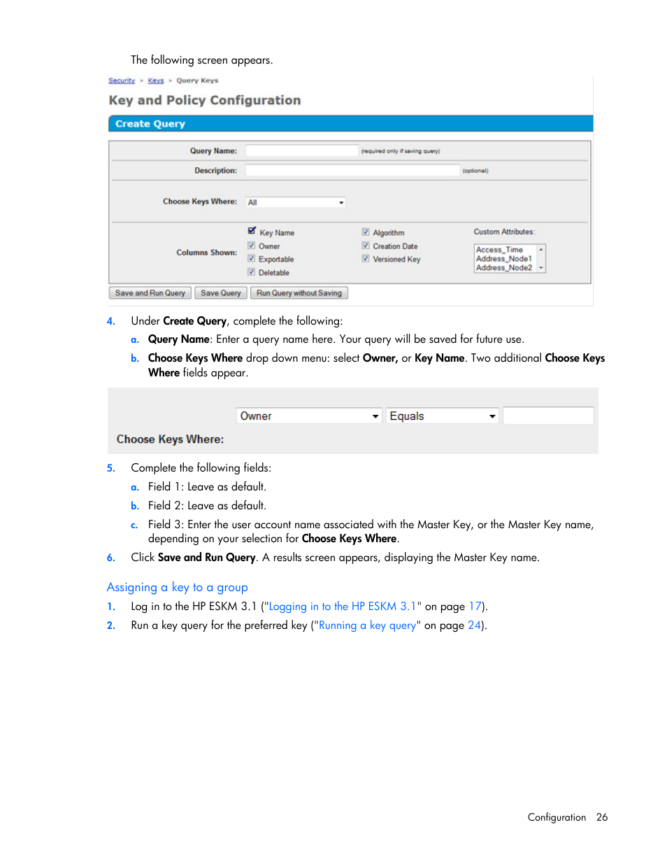 Assigning a key to a group | HP Secure Encryption User Manual | Page 26 / 76