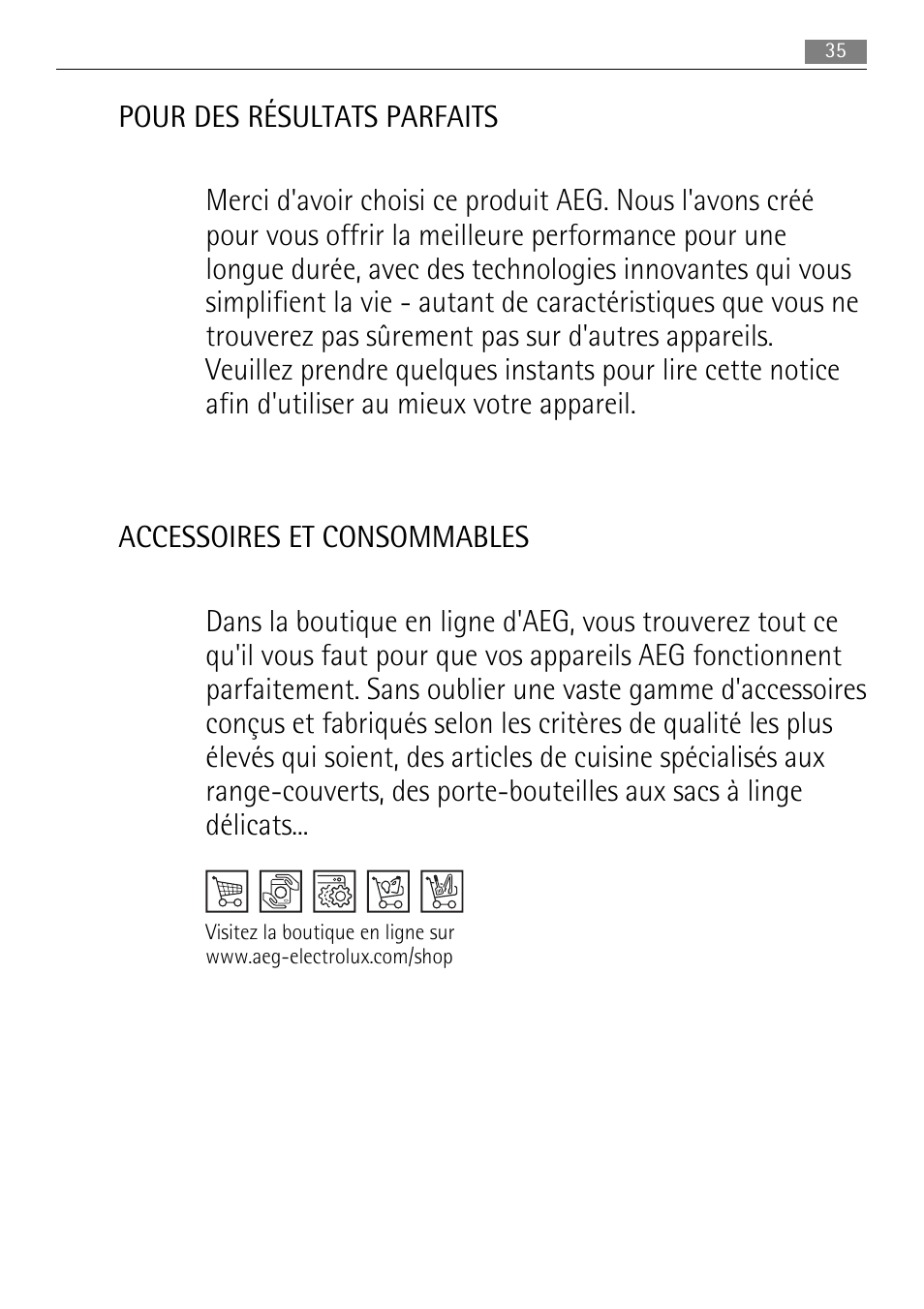 AEG A71108TSW0 User Manual | Page 35 / 72