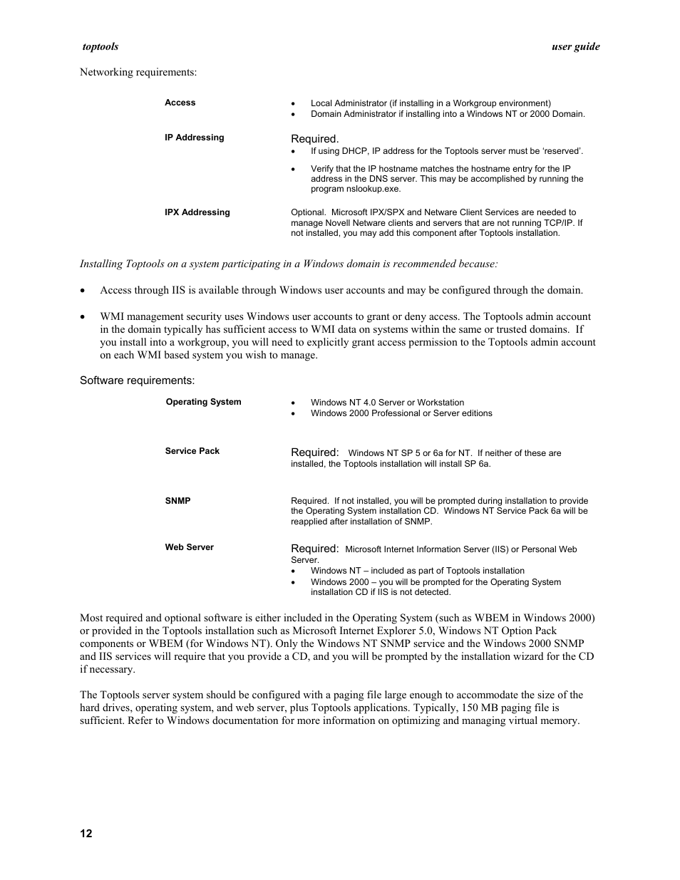 HP TopTools User Manual | Page 12 / 96