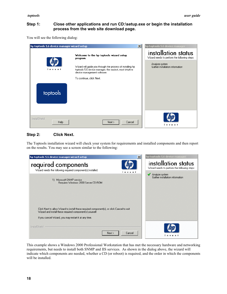 HP TopTools User Manual | Page 18 / 96