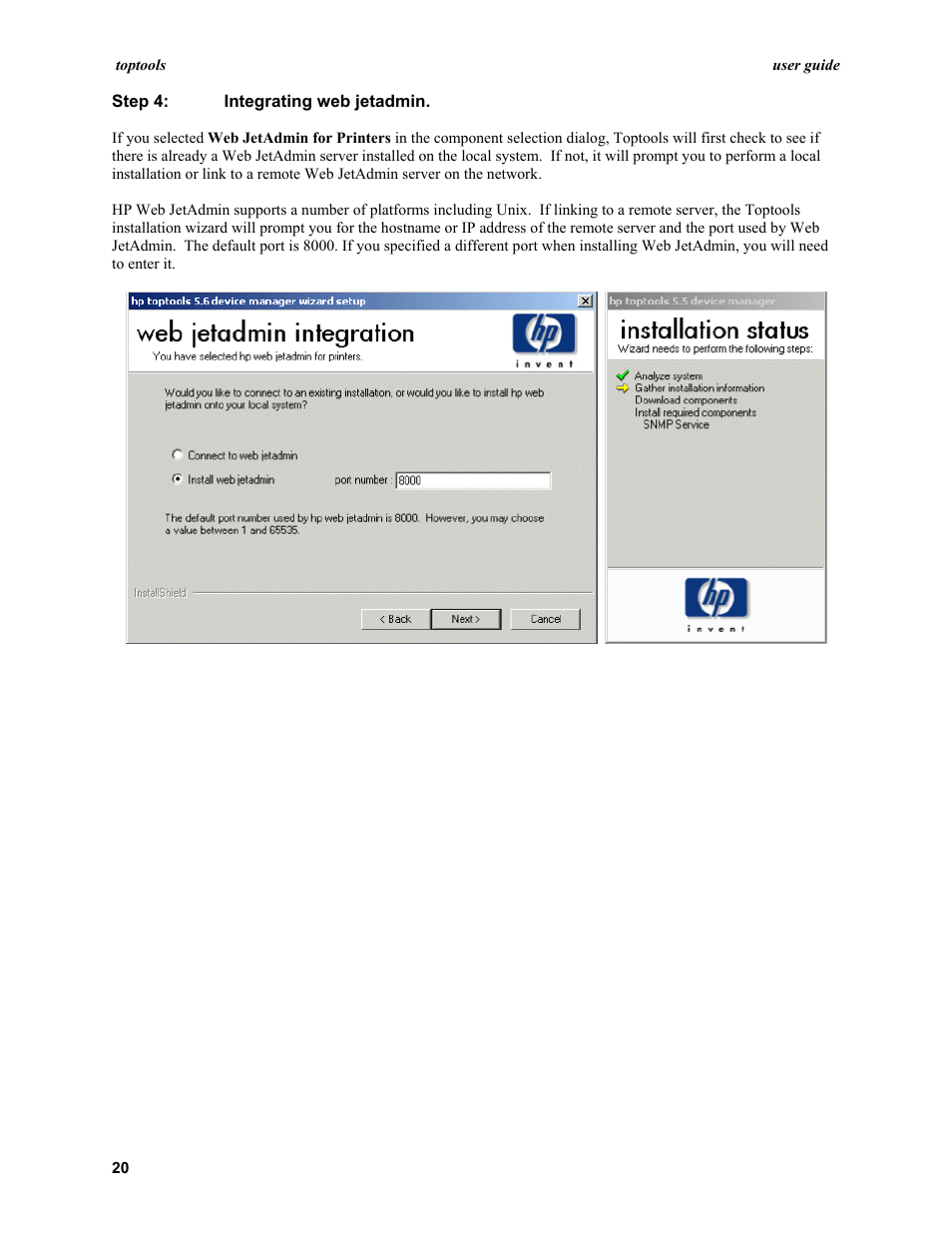 HP TopTools User Manual | Page 20 / 96