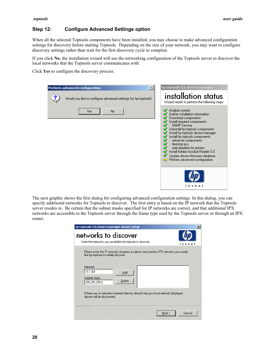 HP TopTools User Manual | Page 28 / 96