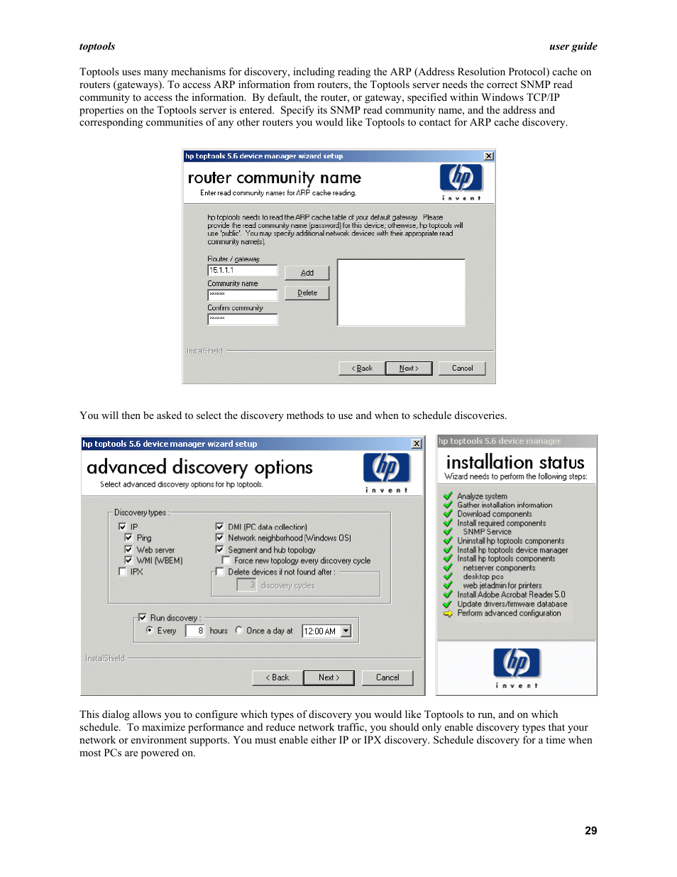 HP TopTools User Manual | Page 29 / 96