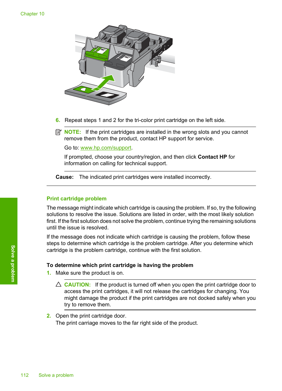 Print cartridge problem | HP Photosmart C4680 All-in-One Printer User Manual | Page 115 / 135