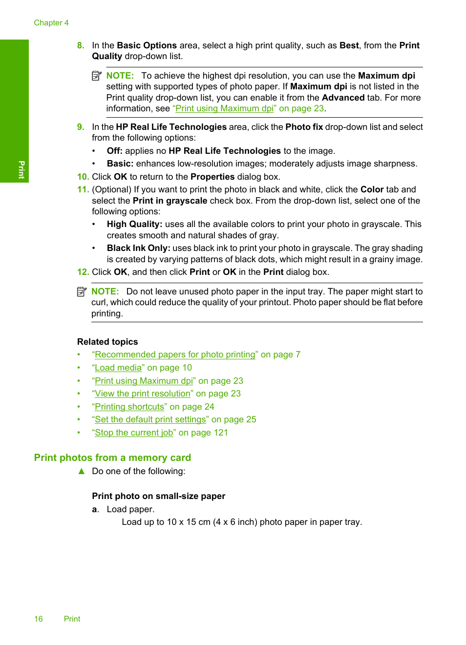 HP Photosmart C4680 All-in-One Printer User Manual | Page 19 / 135