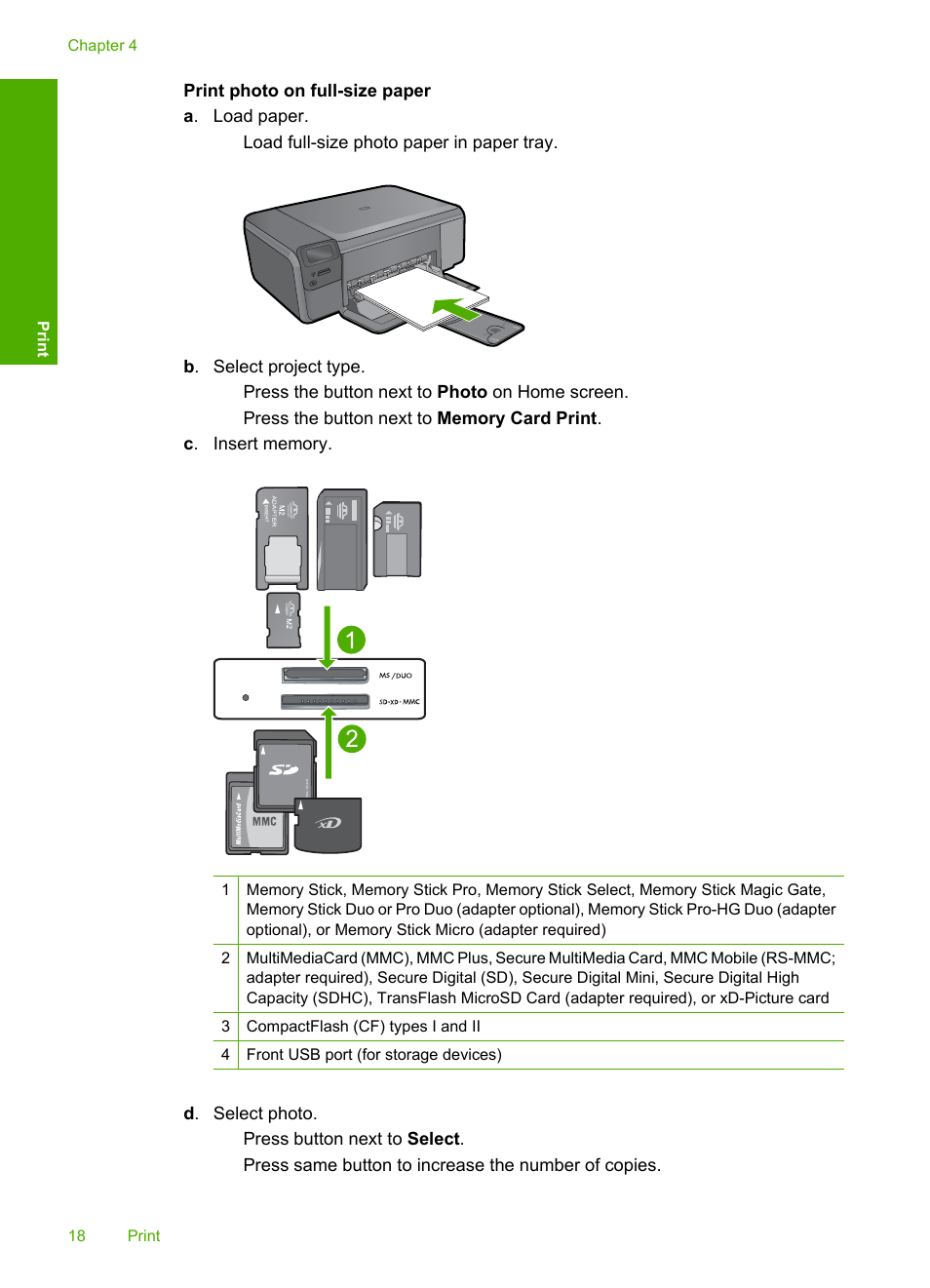 HP Photosmart C4680 All-in-One Printer User Manual | Page 21 / 135