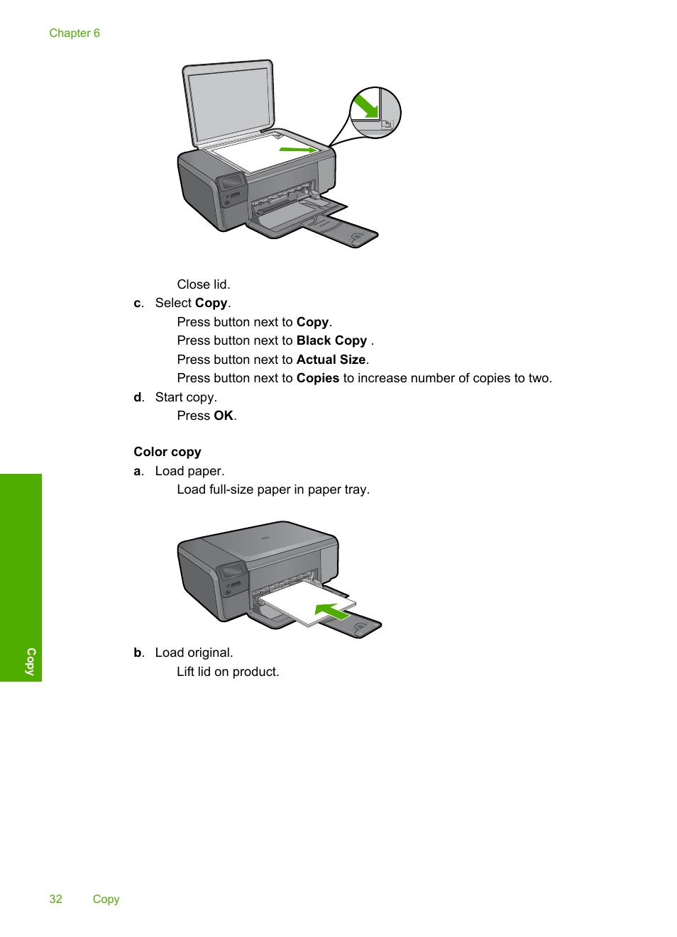 HP Photosmart C4680 All-in-One Printer User Manual | Page 35 / 135