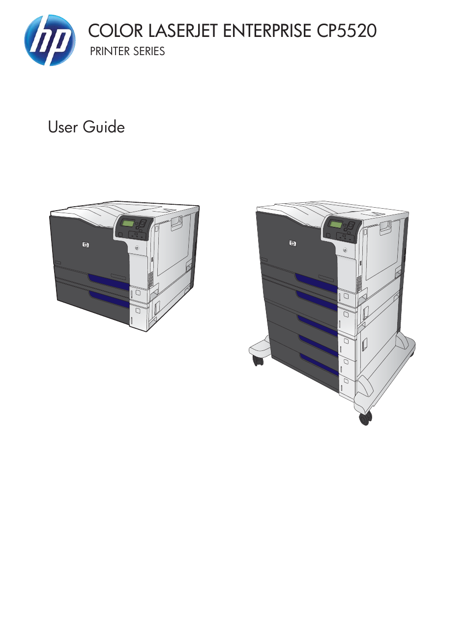 HP Color LaserJet Enterprise CP5525 Printer series User Manual | 262 pages