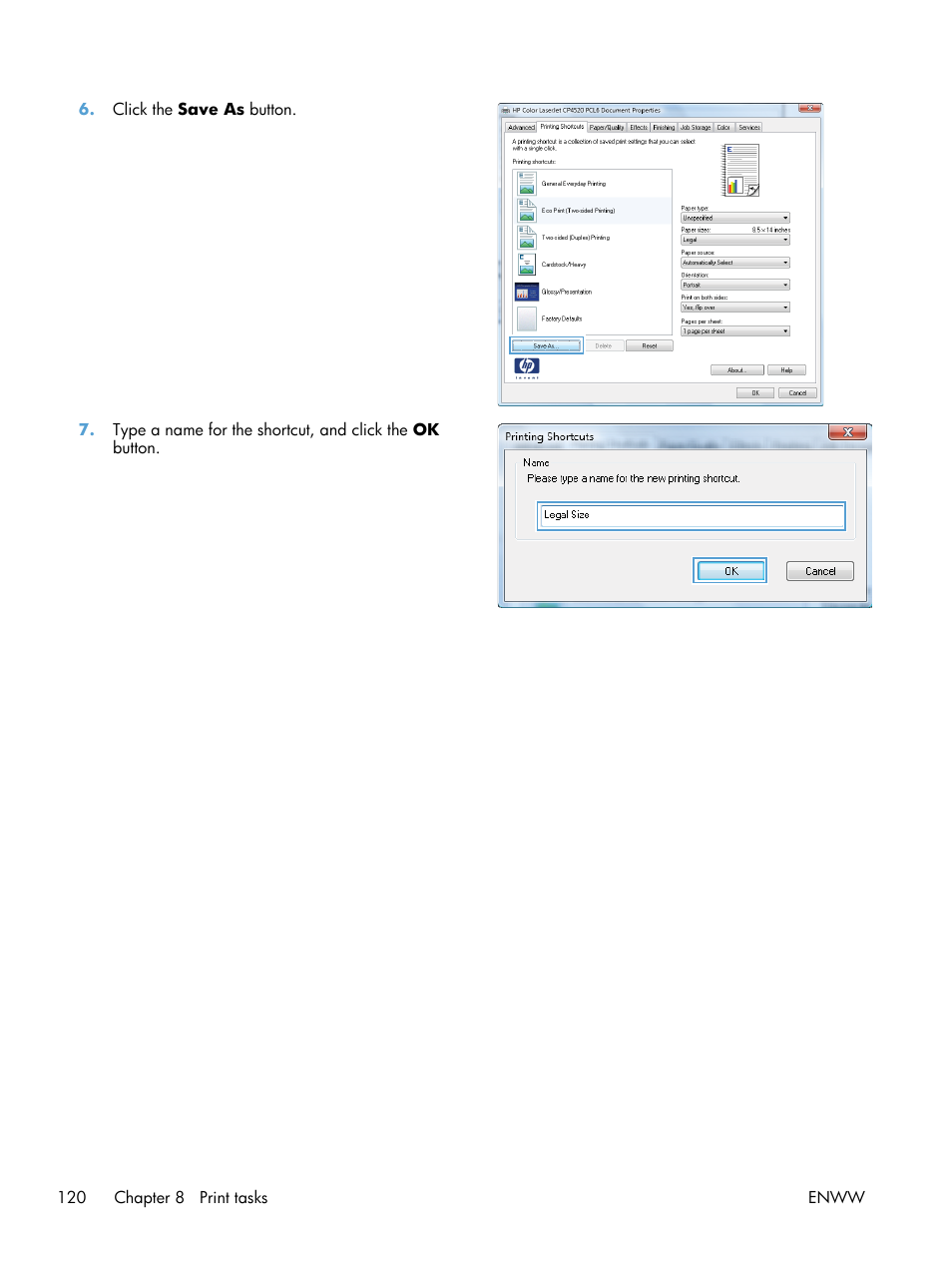 HP Color LaserJet Enterprise CP5525 Printer series User Manual | Page 136 / 262