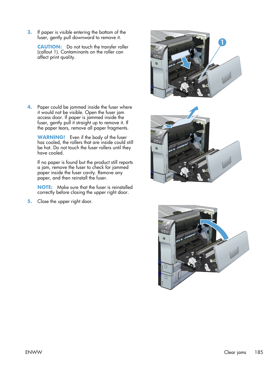 HP Color LaserJet Enterprise CP5525 Printer series User Manual | Page 201 / 262