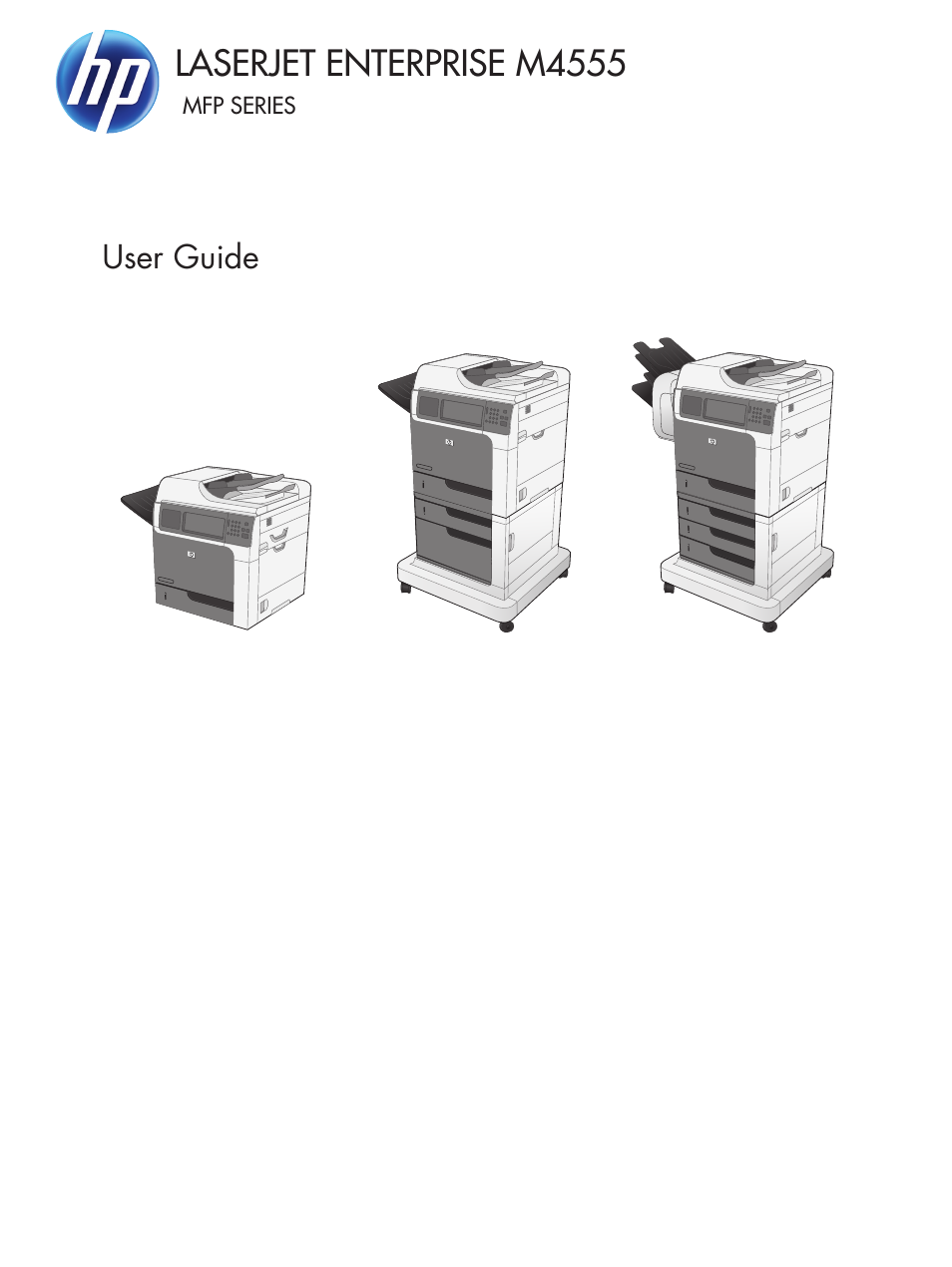 HP LaserJet Enterprise M4555 MFP series User Manual | 376 pages