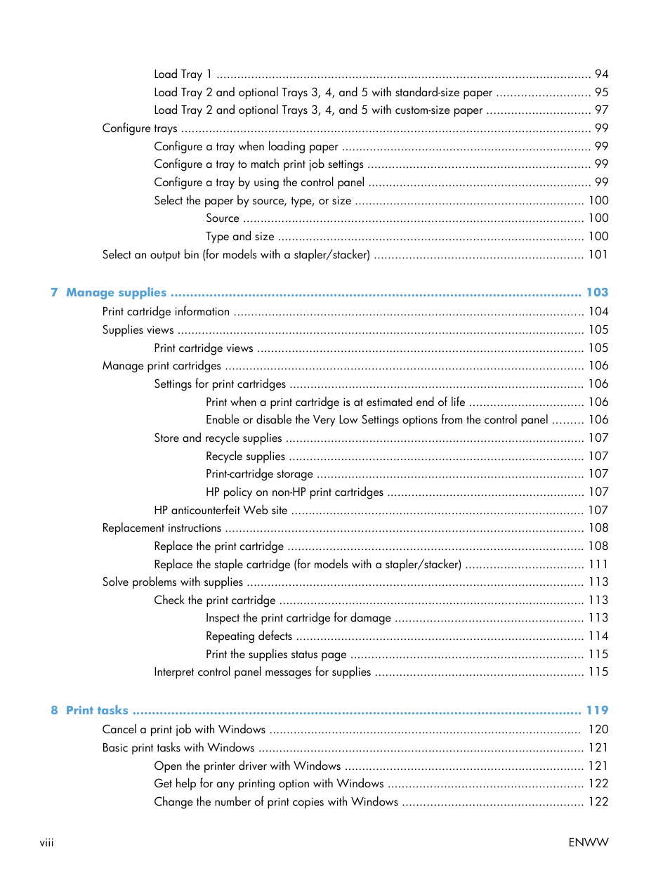 HP LaserJet Enterprise M4555 MFP series User Manual | Page 10 / 376