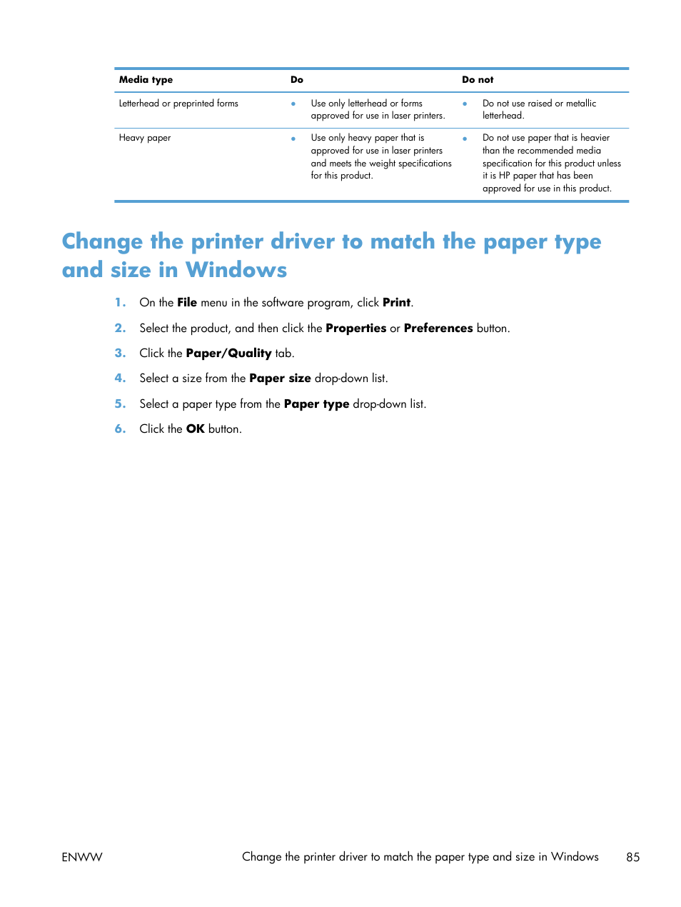HP LaserJet Enterprise M4555 MFP series User Manual | Page 105 / 376