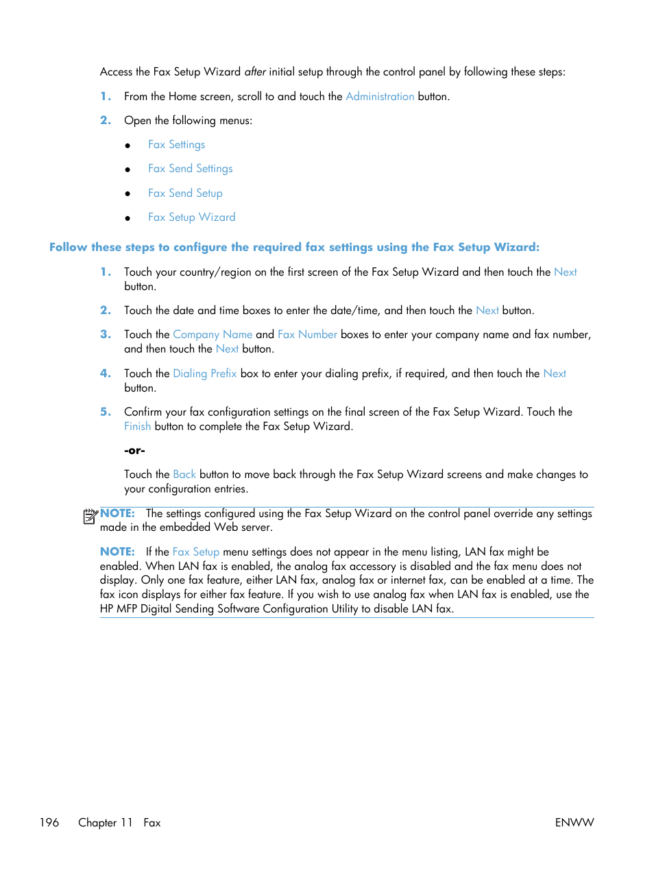 HP LaserJet Enterprise M4555 MFP series User Manual | Page 216 / 376