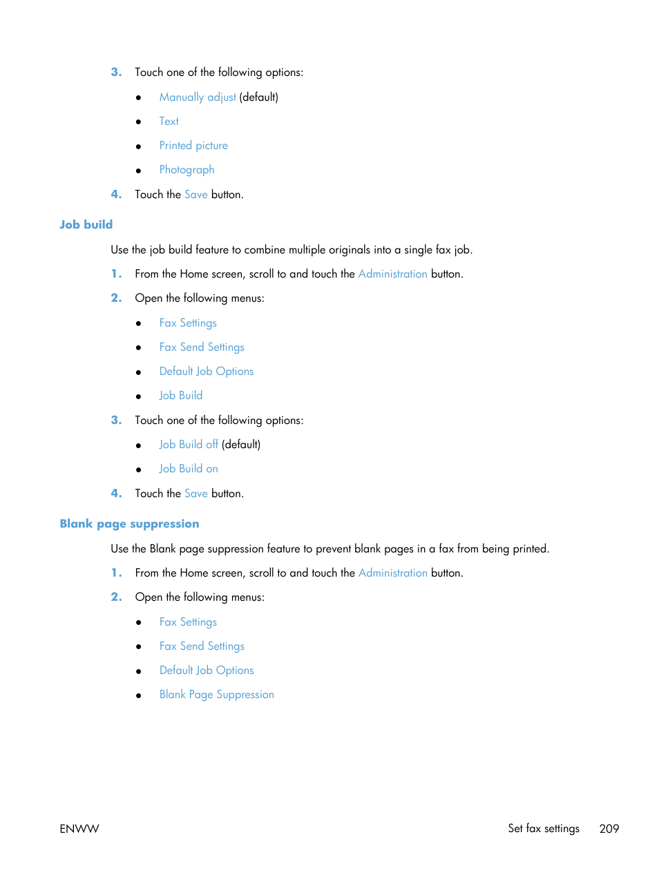 Job build | HP LaserJet Enterprise M4555 MFP series User Manual | Page 229 / 376