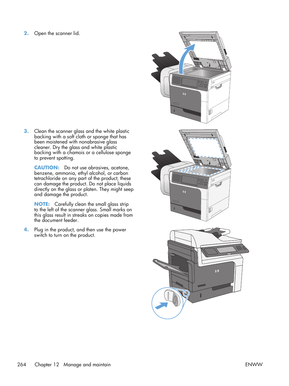 HP LaserJet Enterprise M4555 MFP series User Manual | Page 284 / 376