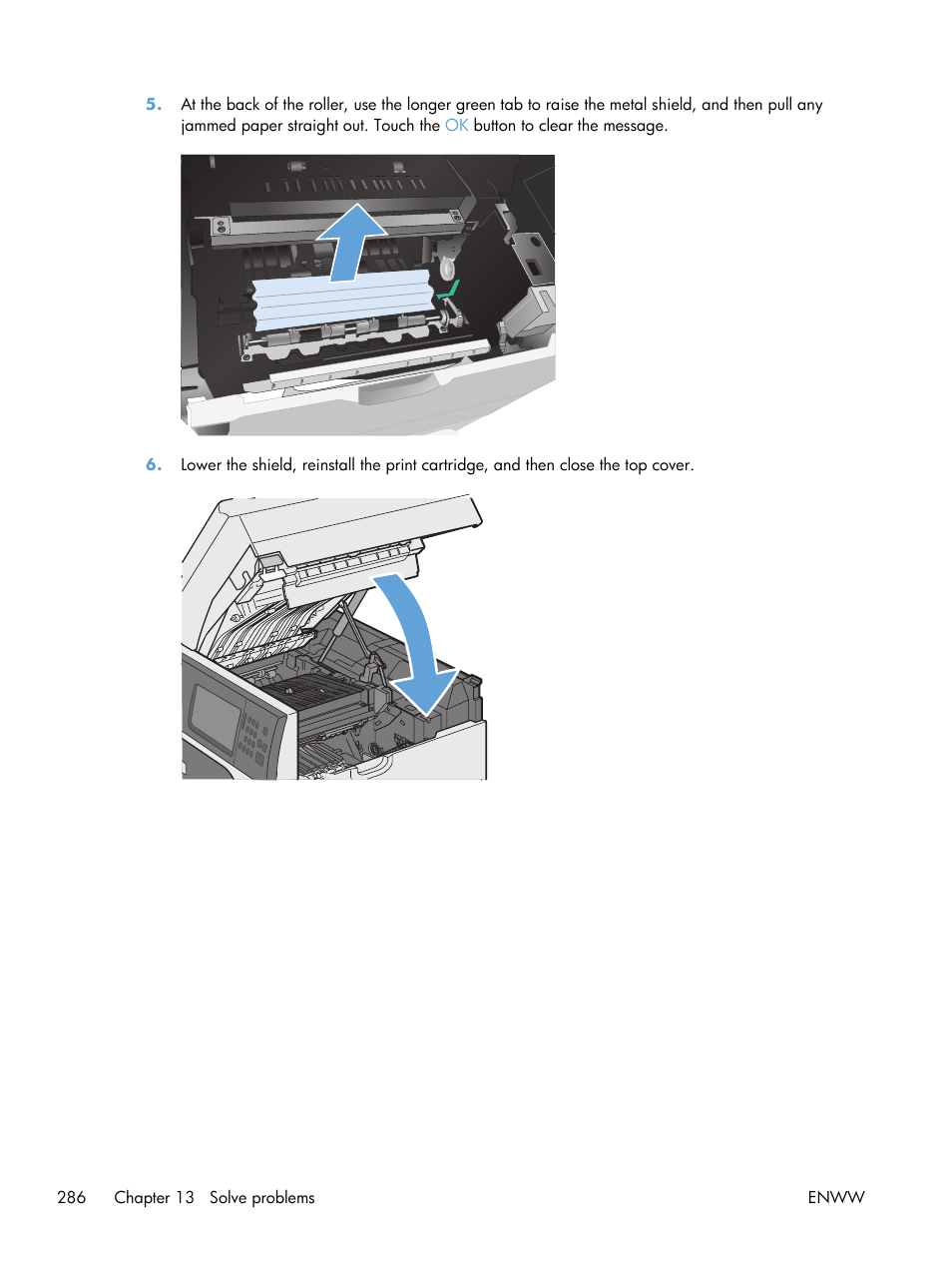 HP LaserJet Enterprise M4555 MFP series User Manual | Page 306 / 376