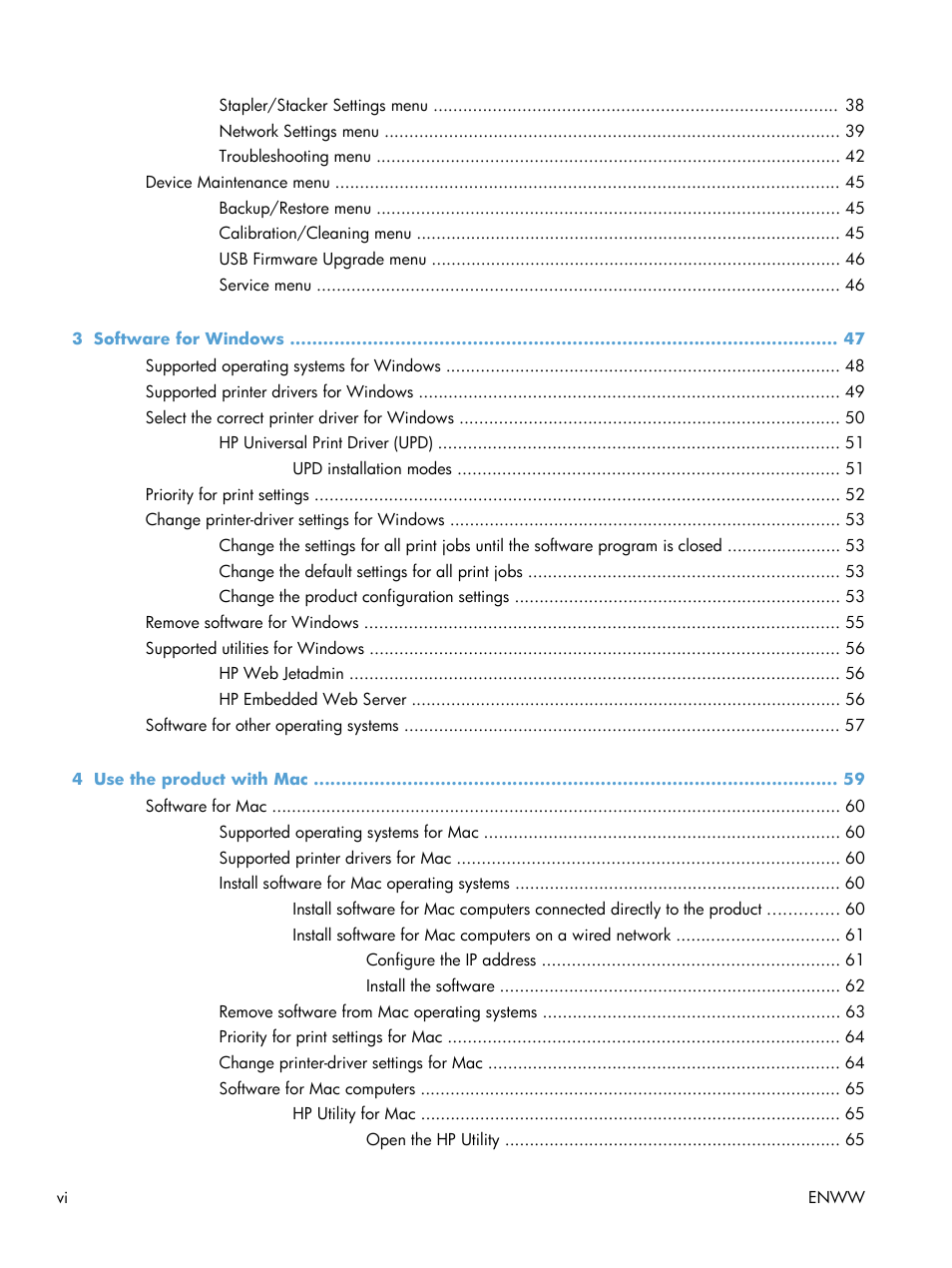 HP LaserJet Enterprise M4555 MFP series User Manual | Page 8 / 376