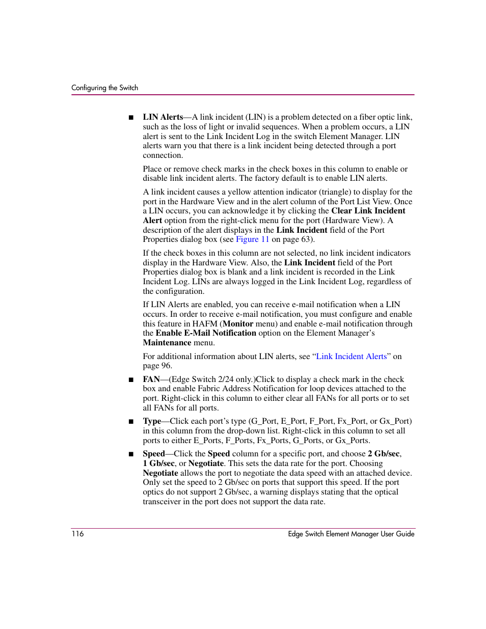 HP StorageWorks 2.12 Edge Switch User Manual | Page 116 / 246