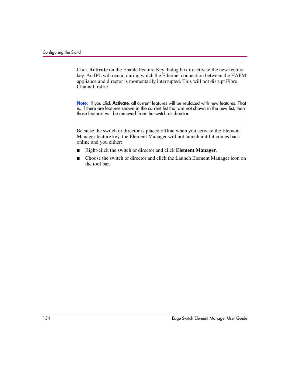 HP StorageWorks 2.12 Edge Switch User Manual | Page 134 / 246