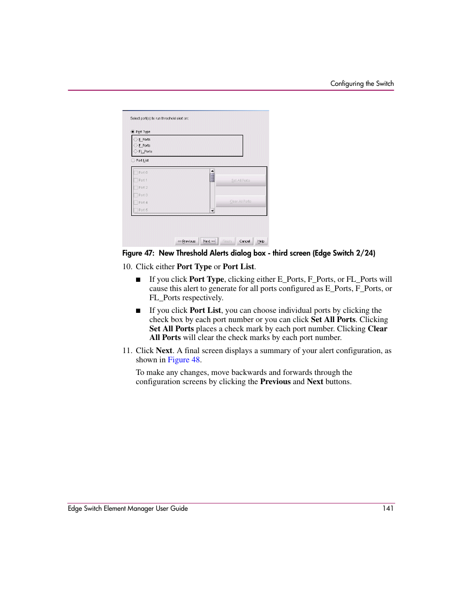 Figure 47 | HP StorageWorks 2.12 Edge Switch User Manual | Page 141 / 246