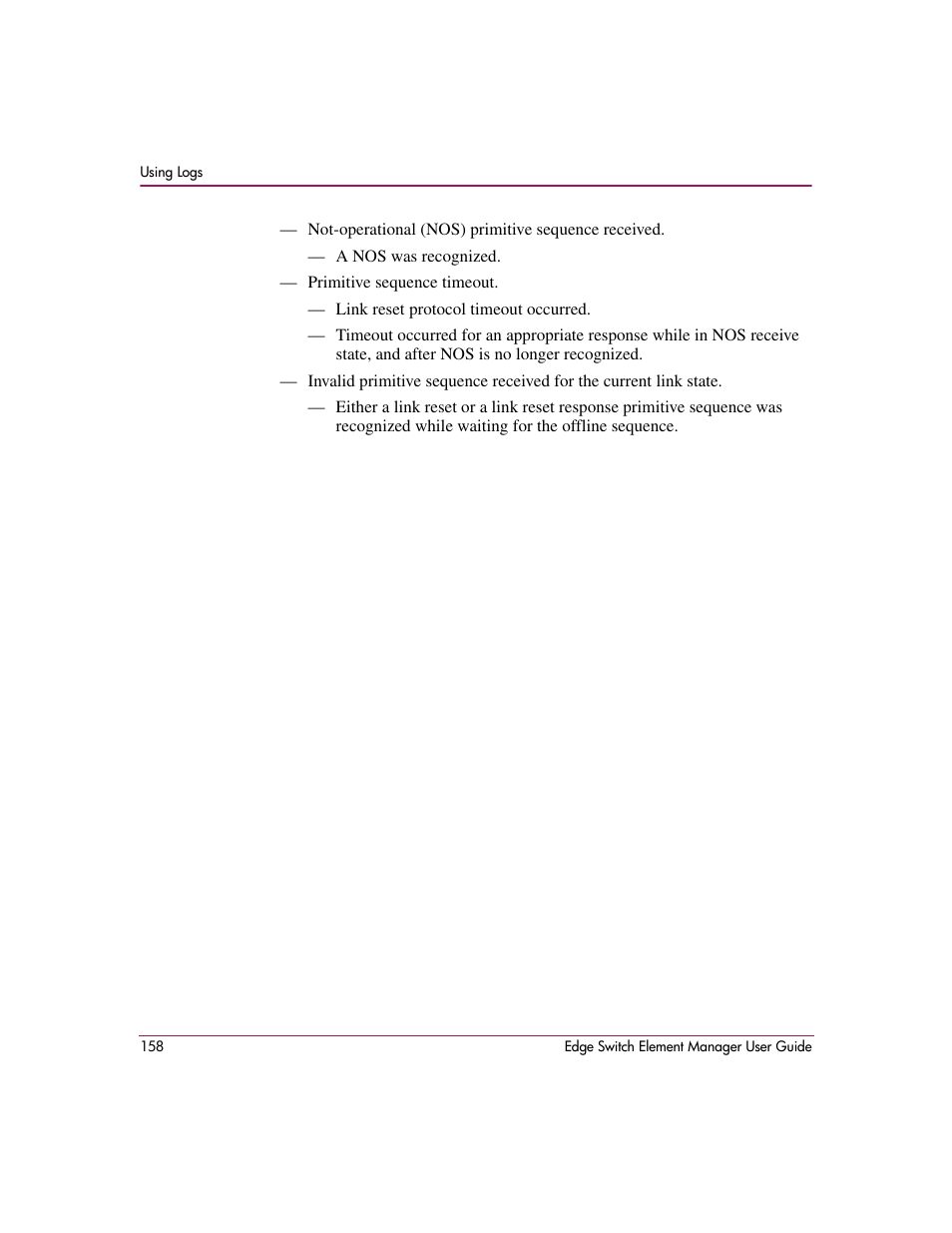 HP StorageWorks 2.12 Edge Switch User Manual | Page 158 / 246