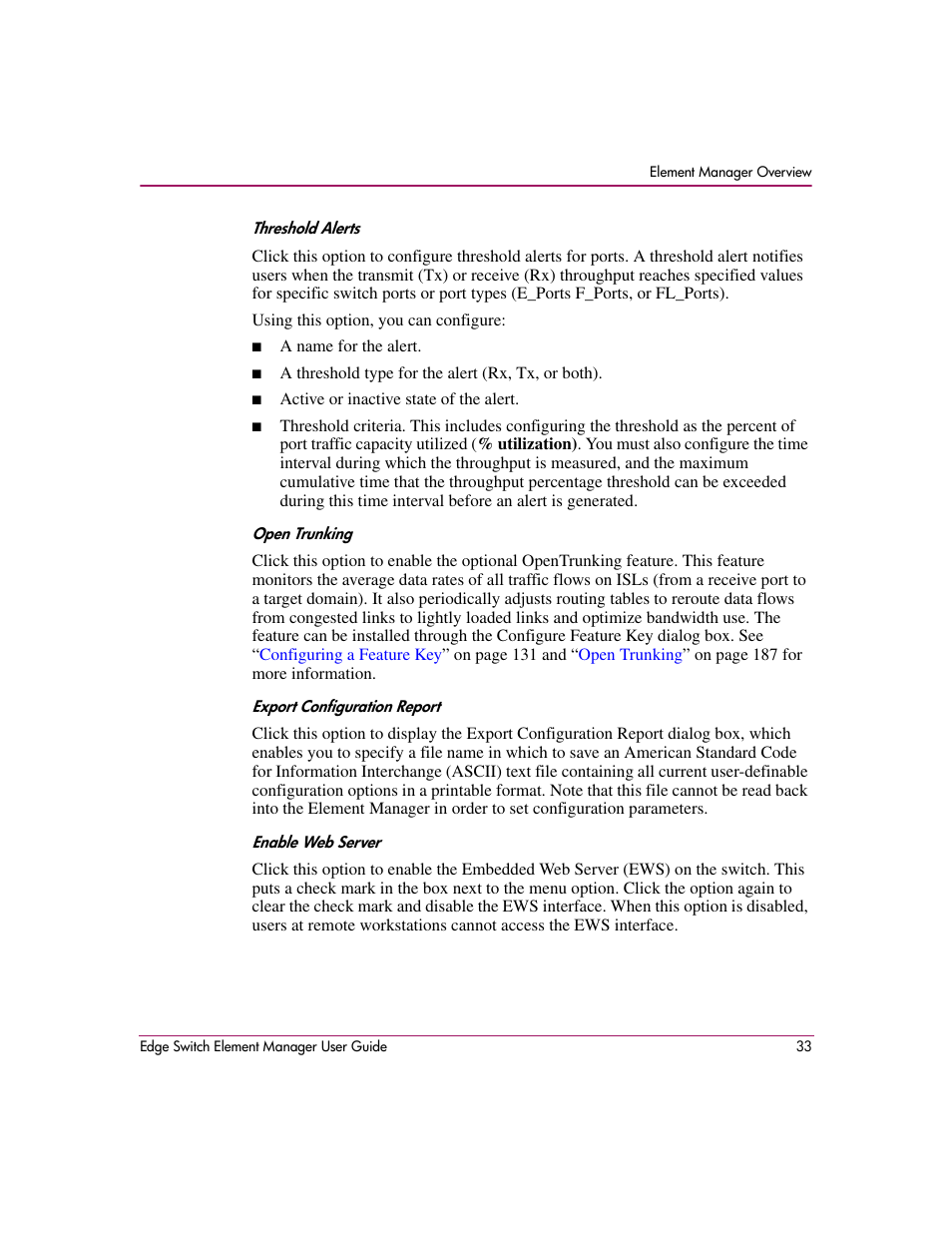 HP StorageWorks 2.12 Edge Switch User Manual | Page 33 / 246